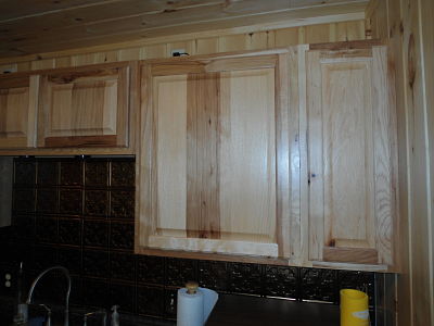 hickory upper cabinet