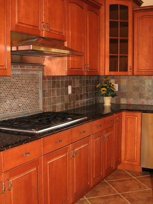 Unusual backsplash materials